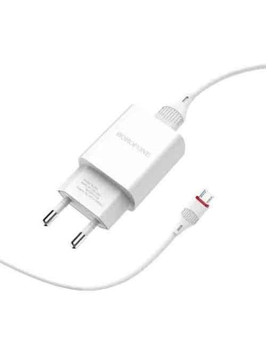 Сетевое зарядное устройство+кабель Micro-USB Borofone BA20A Sharp, 1USB, 2.1A, белый (00735)
Сетевое зарядное устройство+кабель Micro-USB Borofone BA20A Sharp, 1USB, 2.1A, белый (00735)