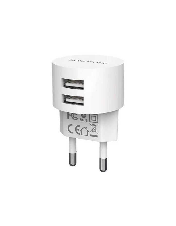 Сетевое зарядное устройство+кабель Type-C Borofone BA23A Brilliant, 2USB, 2.4A, белый (04023)
Сетевое зарядное устройство+кабель Type-C Borofone BA23A Brilliant, 2USB, 2.4A, белый (04023)