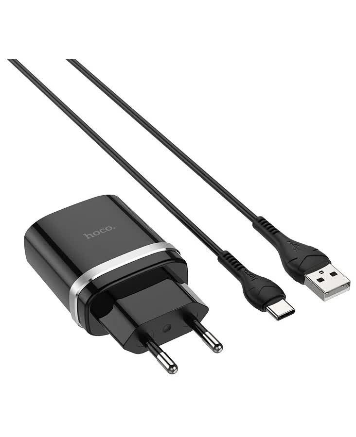 Сетевое зарядное устройство+кабель Type-C Hoco C12Q, 1USB, 3А, QC3.0, черный (16293)
Сетевое зарядное устройство+кабель Type-C Hoco C12Q, 1USB, 3А, QC3.0, черный (16293)