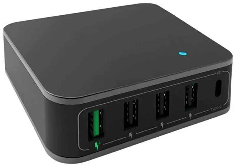 Сетевое зарядное устройство TFN 5 портов QC+PD 40W black
Сетевое зарядное устройство TFN 5 портов QC+PD 40W black