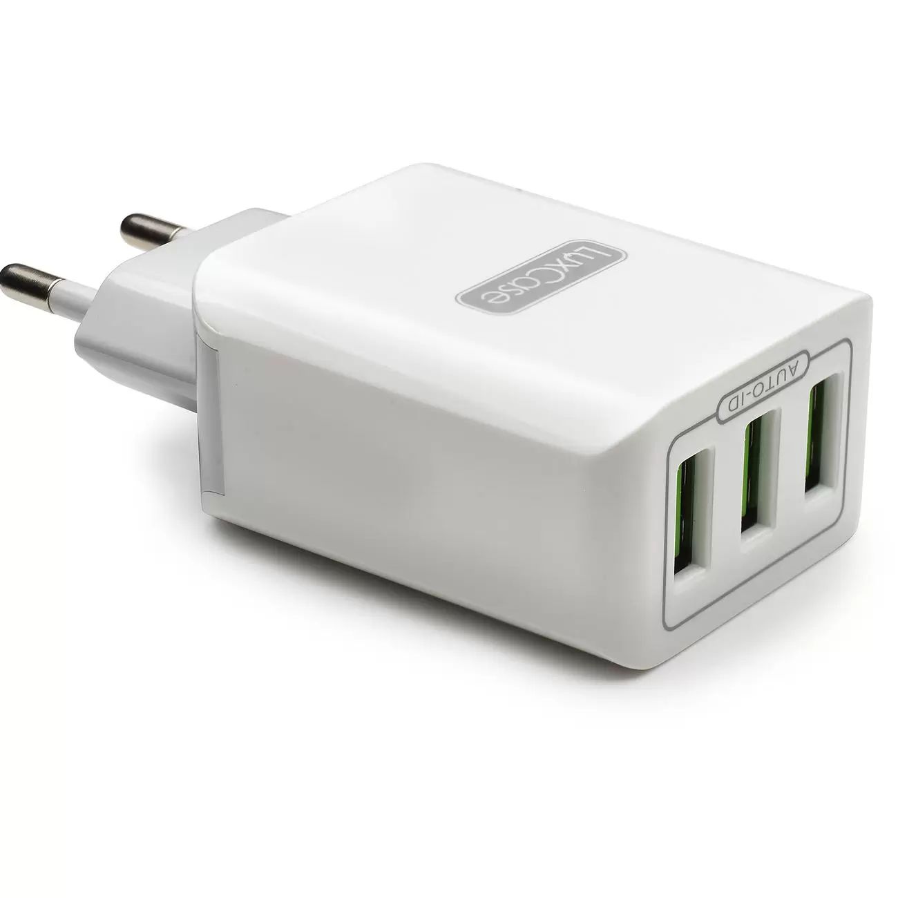 Сетевое зарядное устройство LuxCase 3 USB 3,2А (молочный/серый)
Сетевое зарядное устройство LuxCase 3 USB 3,2А (молочный/серый)