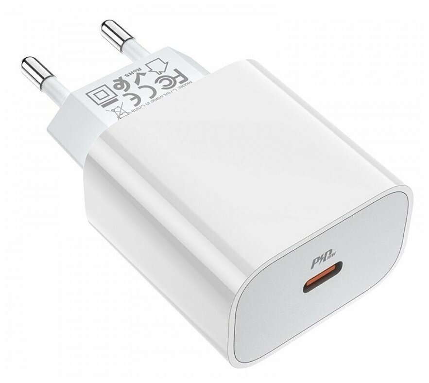 Сетевое зарядное устройство Hoco C76A Plus Speed source, Type-C, PD20+QC3.0, белый (46924)
Сетевое зарядное устройство Hoco C76A Plus Speed source, Type-C, PD20+QC3.0, белый (46924)
