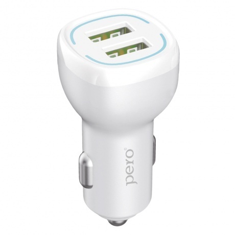 Автомобильное зарядное устройство PERO AC04 2USB 2.4A AUTOMAX, белое
Автомобильное зарядное устройство PERO AC04 2USB 2.4A AUTOMAX, белое