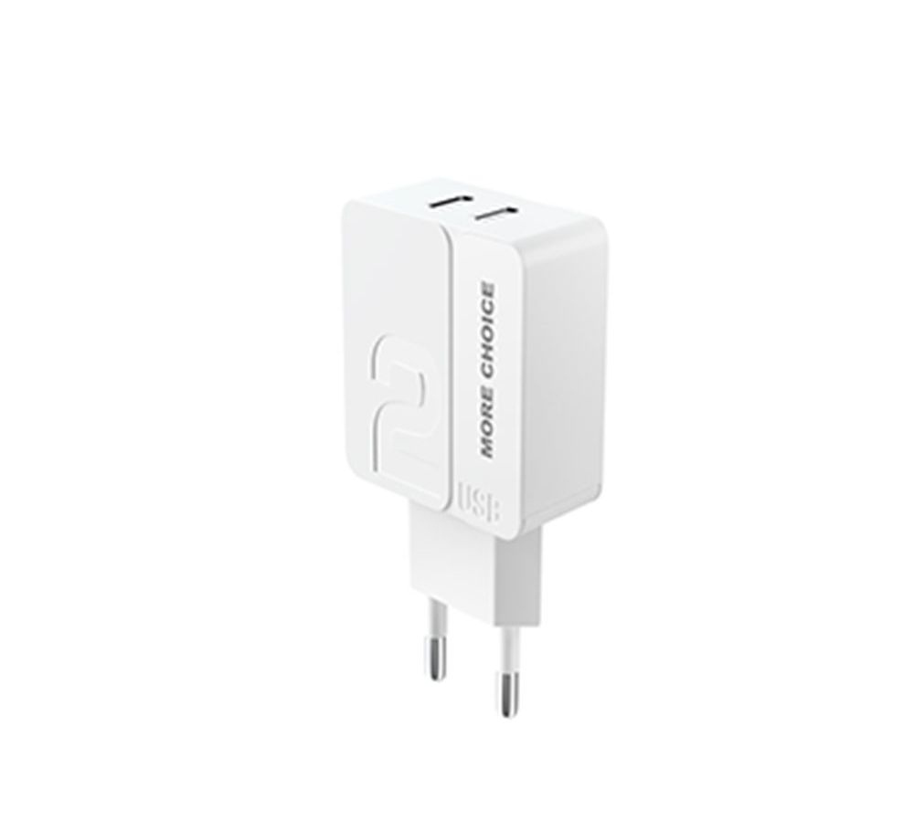 Сетевое зарядное устройство More choice NC46 White White 2USB 2.4A
Сетевое зарядное устройство More choice NC46 White White 2USB 2.4A