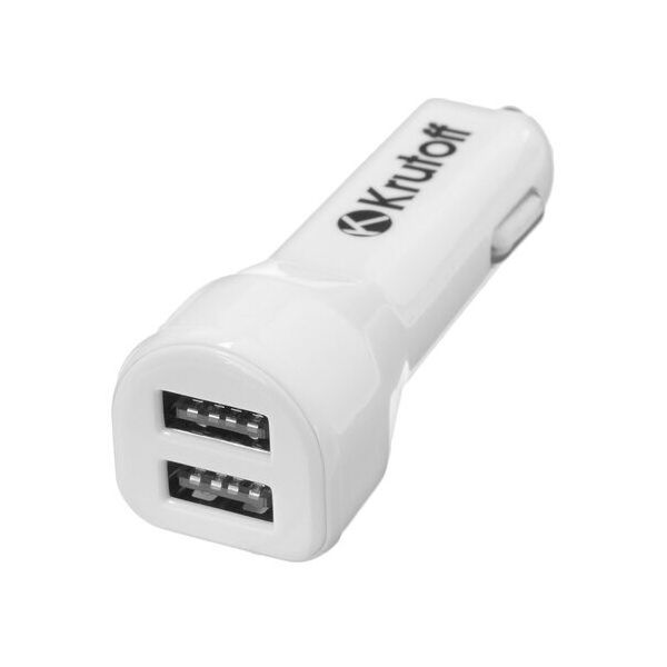 Автомобильное зарядное устройство Krutoff CCH-01 2xUSB, 2.1A (white)
Автомобильное зарядное устройство Krutoff CCH-01 2xUSB, 2.1A (white)