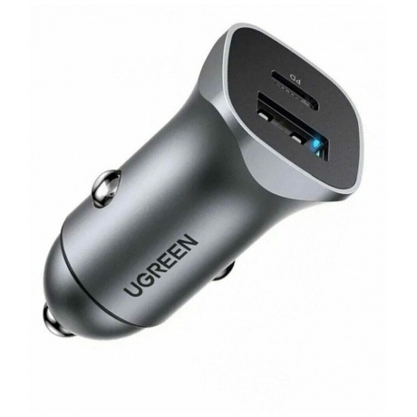 Автомобильное зарядное устройство UGREEN CD130 (30780) 24W Fast Car Charger серый космос
Автомобильное зарядное устройство UGREEN CD130 (30780) 24W Fast Car Charger серый космос