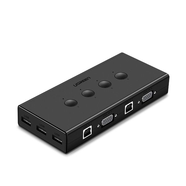 Разветвитель портов UGREEN CM154 (50280) 4-Port USB KVM Switch Box. черный
Разветвитель портов UGREEN CM154 (50280) 4-Port USB KVM Switch Box. черный