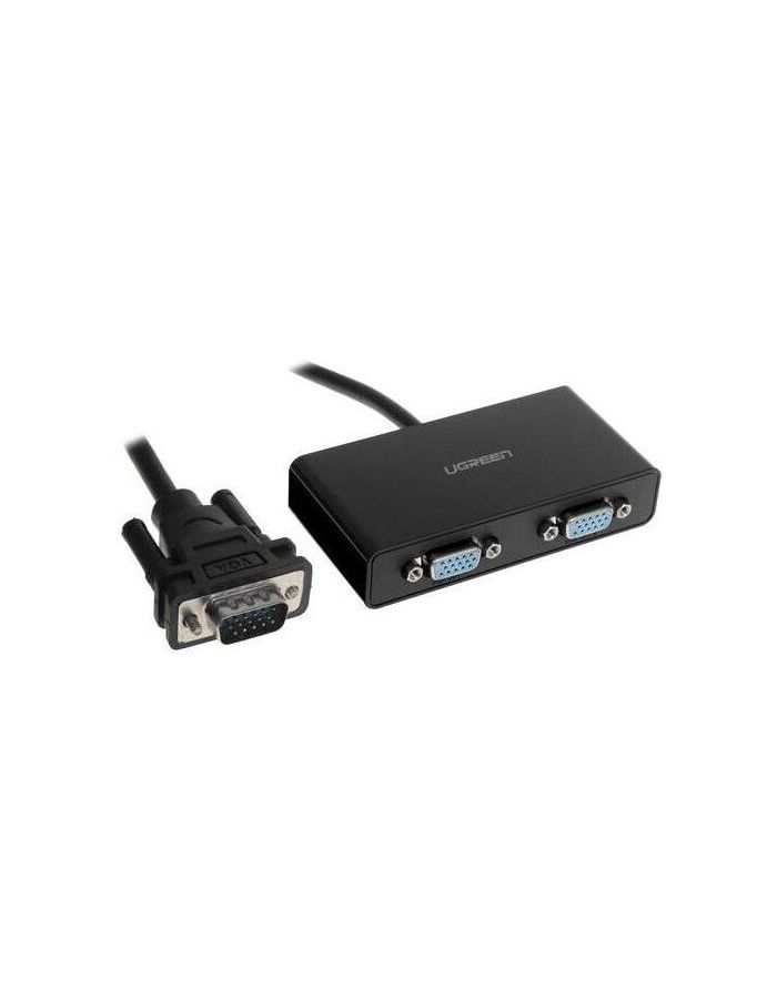 Сплиттер UGREEN (20918) 1*2 VGA splitter. черный
Сплиттер UGREEN (20918) 1*2 VGA splitter. черный