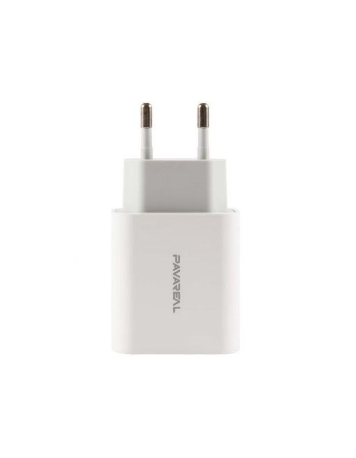 Сетевое зарядное устройство PAVAREAL WC92 2 USB 2.4А + кабель DC181C LIGHTNING, белый
Сетевое зарядное устройство PAVAREAL WC92 2 USB 2.4А + кабель DC181C LIGHTNING, белый
