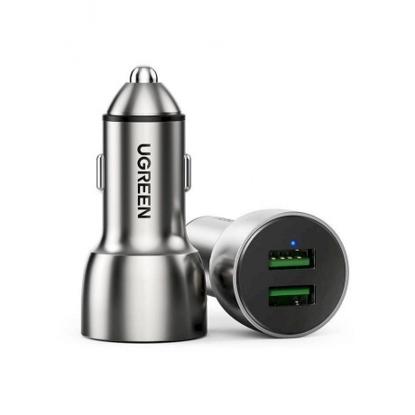 Автомобильное зарядное устройство UGREEN 2хUSB-A, QC 3.0, 36 Вт (10144)
Автомобильное зарядное устройство UGREEN 2хUSB-A, QC 3.0, 36 Вт (10144)