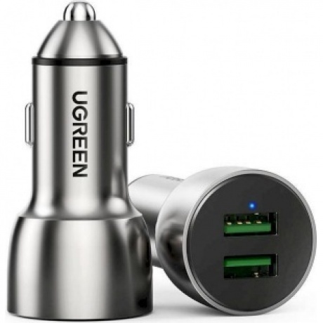Автомобильное зарядное устройство UGREEN 2хUSB-A, QC 3.0, 36 Вт (10144)
Автомобильное зарядное устройство UGREEN 2хUSB-A, QC 3.0, 36 Вт (10144)