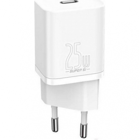 Сетевое зарядное устройство Baseus Super Si 25W EU White (CCSP020102)
Сетевое зарядное устройство Baseus Super Si 25W EU White (CCSP020102)
