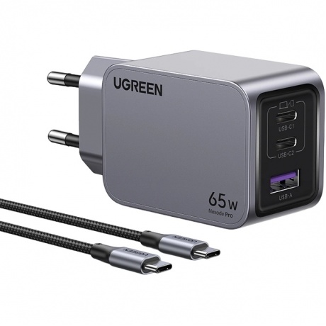Сетевое зарядное устройство Ugreen X755 Space Gray (25871)
Сетевое зарядное устройство Ugreen X755 Space Gray (25871)