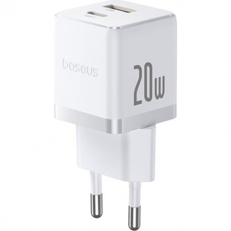 Сетевое зарядное устройство Baseus Palm 20W EU Moon White (P10111602213-00)
Сетевое зарядное устройство Baseus Palm 20W EU Moon White (P10111602213-00)