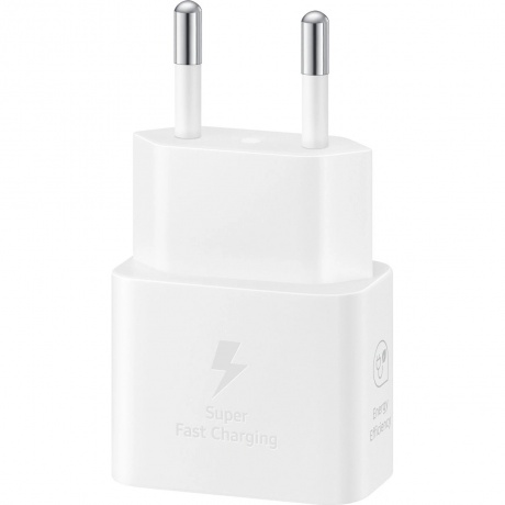 Сетевое зарядное устройство Samsung USB Type-C 25Вт EP-T2510XWEGEU с кабелем USB Type-C, белое
Сетевое зарядное устройство Samsung USB Type-C 25Вт EP-T2510XWEGEU с кабелем USB Type-C, белое