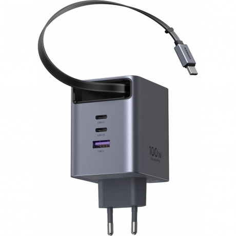 Сетевое зарядное устройство Ugreen X614 Space Gray (65822)
Сетевое зарядное устройство Ugreen X614 Space Gray (65822)