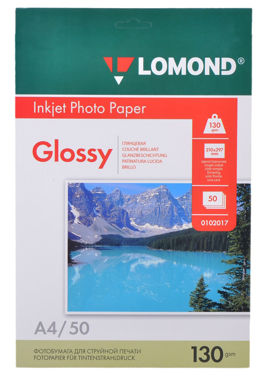 Бумага Lomond 0102017 A4/130г/м2/50л./белый глянцевое для струйной печати
Бумага Lomond 0102017 A4/130г/м2/50л./белый глянцевое для струйной печати