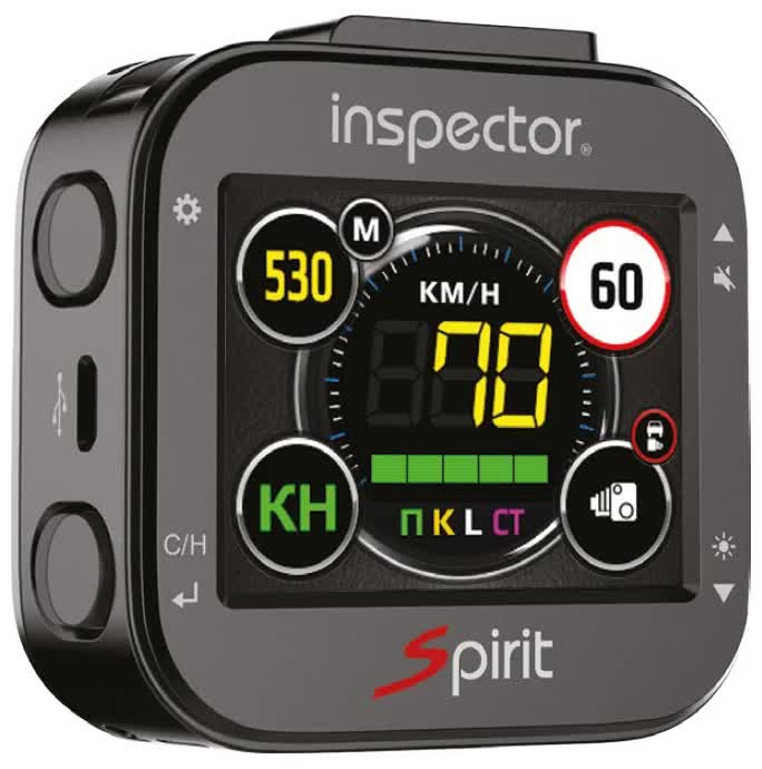 Радар-детектор Inspector Spirit GPS
Радар-детектор Inspector Spirit GPS
