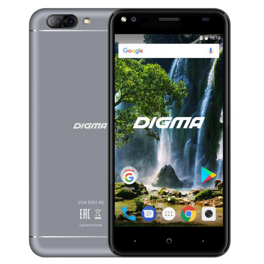 Смартфон Digma VOX E502 4G 16Gb 1Gb Gray, Серый
Смартфон Digma VOX E502 4G 16Gb 1Gb Gray, Серый