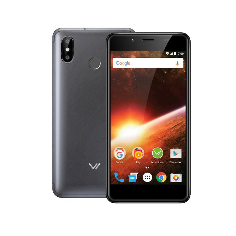 Смартфон Vertex Impress Eclipse LTE Grafite, Серый
Смартфон Vertex Impress Eclipse LTE Grafite, Серый