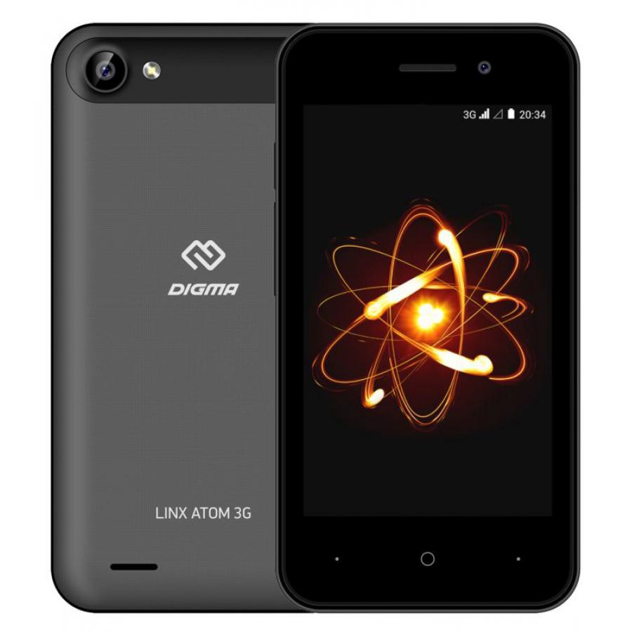 Смартфон Digma LINX ATOM 3G темно-серый
Смартфон Digma LINX ATOM 3G темно-серый