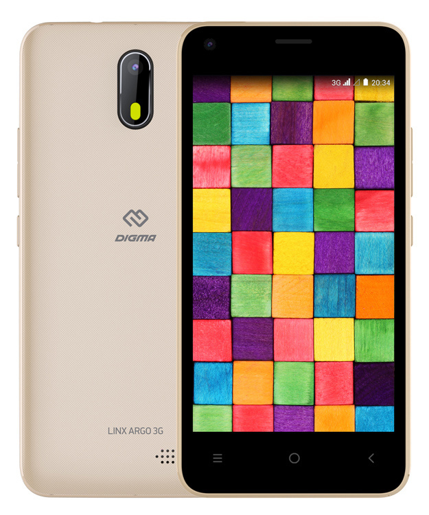 Смартфон Digma Linx Argo Gold, Золото
Смартфон Digma Linx Argo Gold, Золото