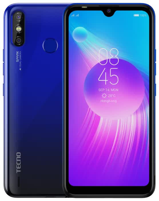 Смартфон Tecno Spark 4 Air Nebula Black, Синий
Смартфон Tecno Spark 4 Air Nebula Black, Синий