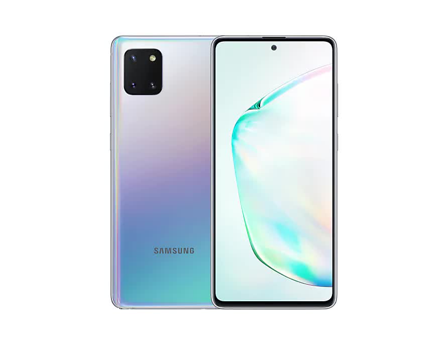 Смартфон Samsung Galaxy Note 10 Lite 128/6Gb N770F Аура, Серебро
Смартфон Samsung Galaxy Note 10 Lite 128/6Gb N770F Аура, Серебро