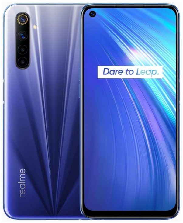 Смартфон Realme 6 4/128Gb Comet Blue, Синий
Смартфон Realme 6 4/128Gb Comet Blue, Синий