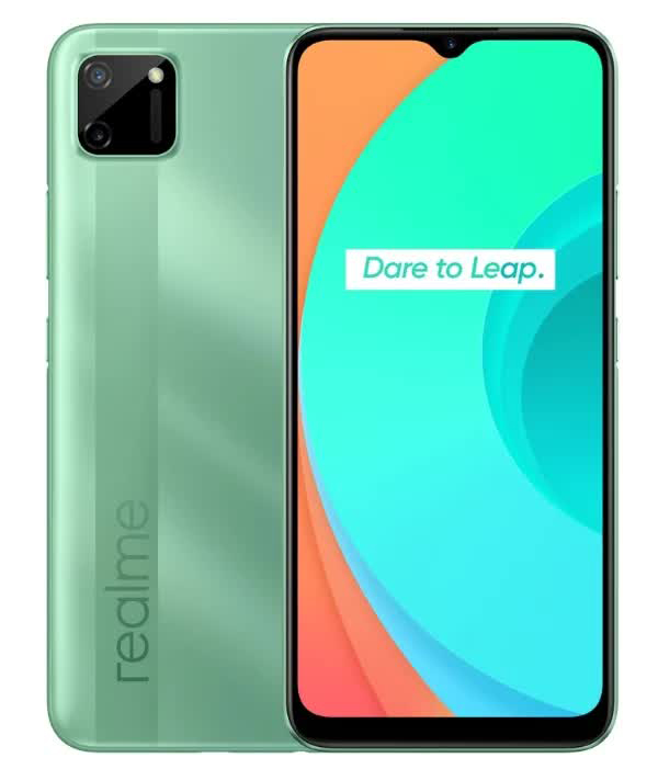 Смартфон Realme C11 (2+32) мятный зеленый
Смартфон Realme C11 (2+32) мятный зеленый