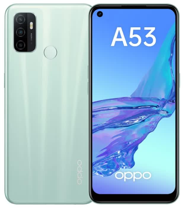 Смартфон OPPO A53 (CPH2127) 4/128Gb Мятный, Мята
Смартфон OPPO A53 (CPH2127) 4/128Gb Мятный, Мята