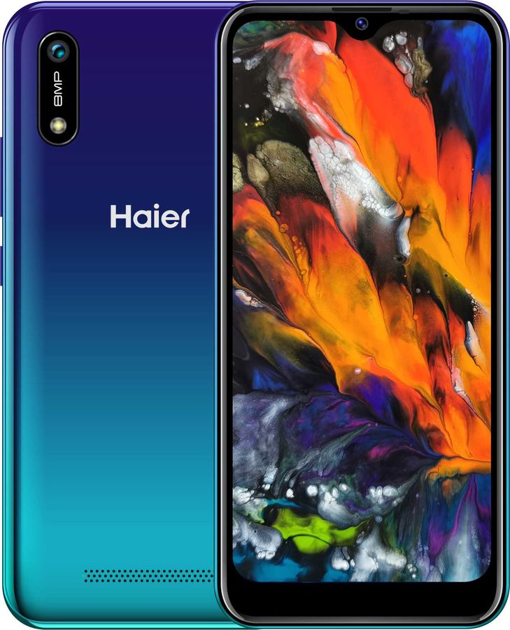 Смартфон Haier I4 2/16Gb северное сияние, Голубой
Смартфон Haier I4 2/16Gb северное сияние, Голубой