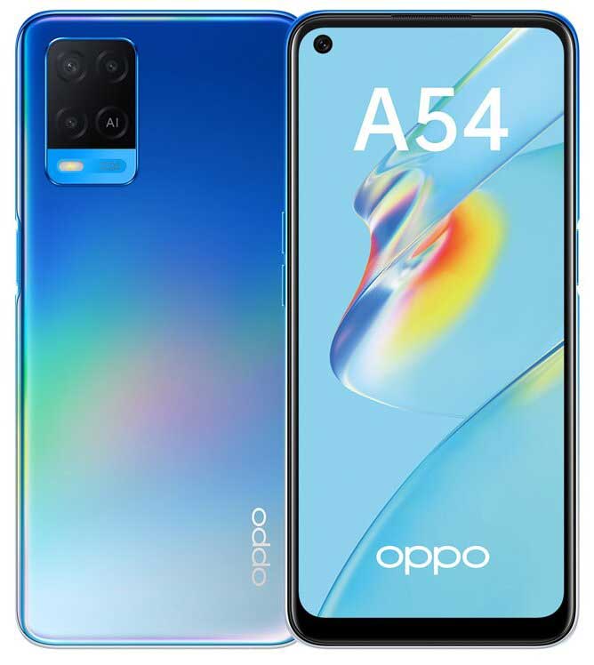 Смартфон OPPO A54 4/128Gb Starry Blue, Синий
Смартфон OPPO A54 4/128Gb Starry Blue, Синий