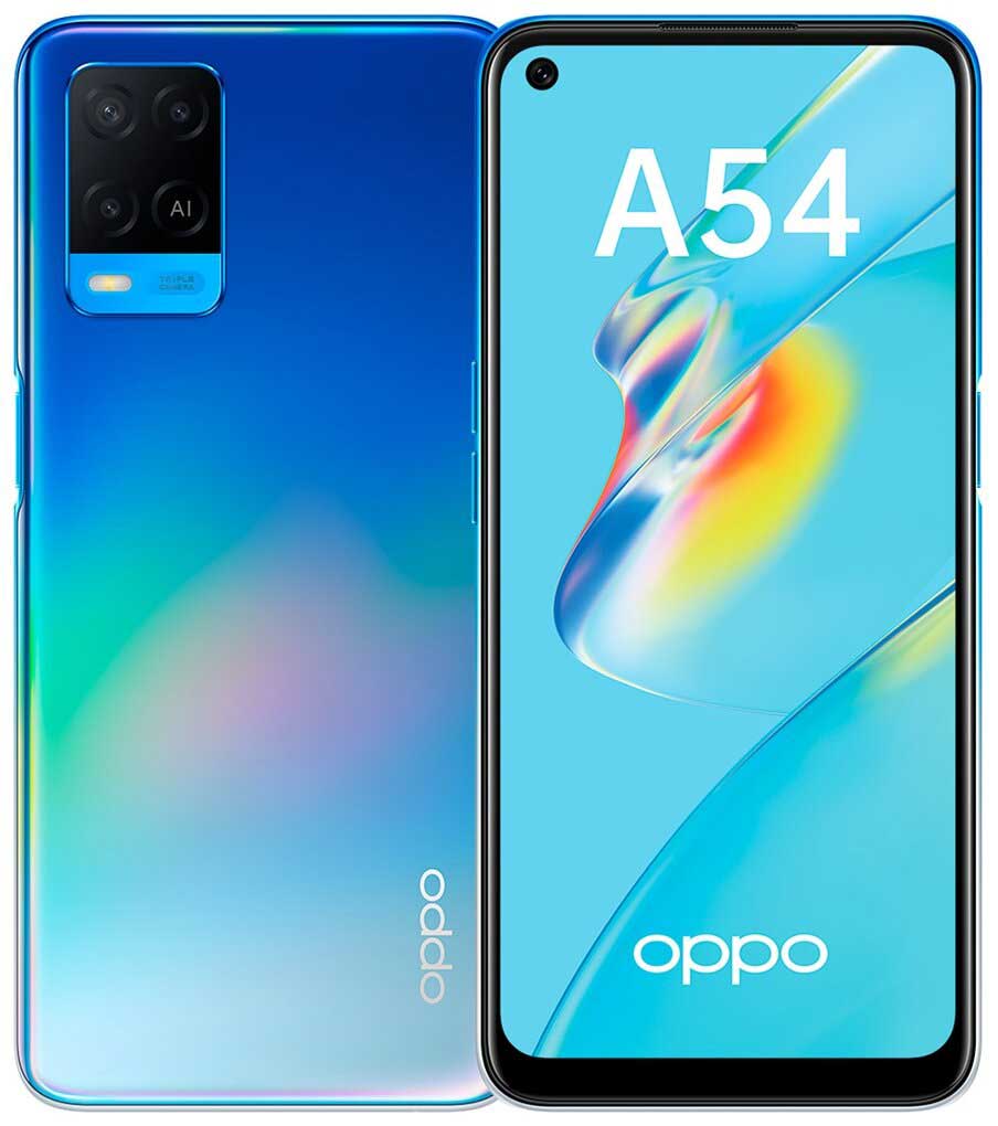 Смартфон OPPO A54 4/64Gb Starry Blue, Синий
Смартфон OPPO A54 4/64Gb Starry Blue, Синий