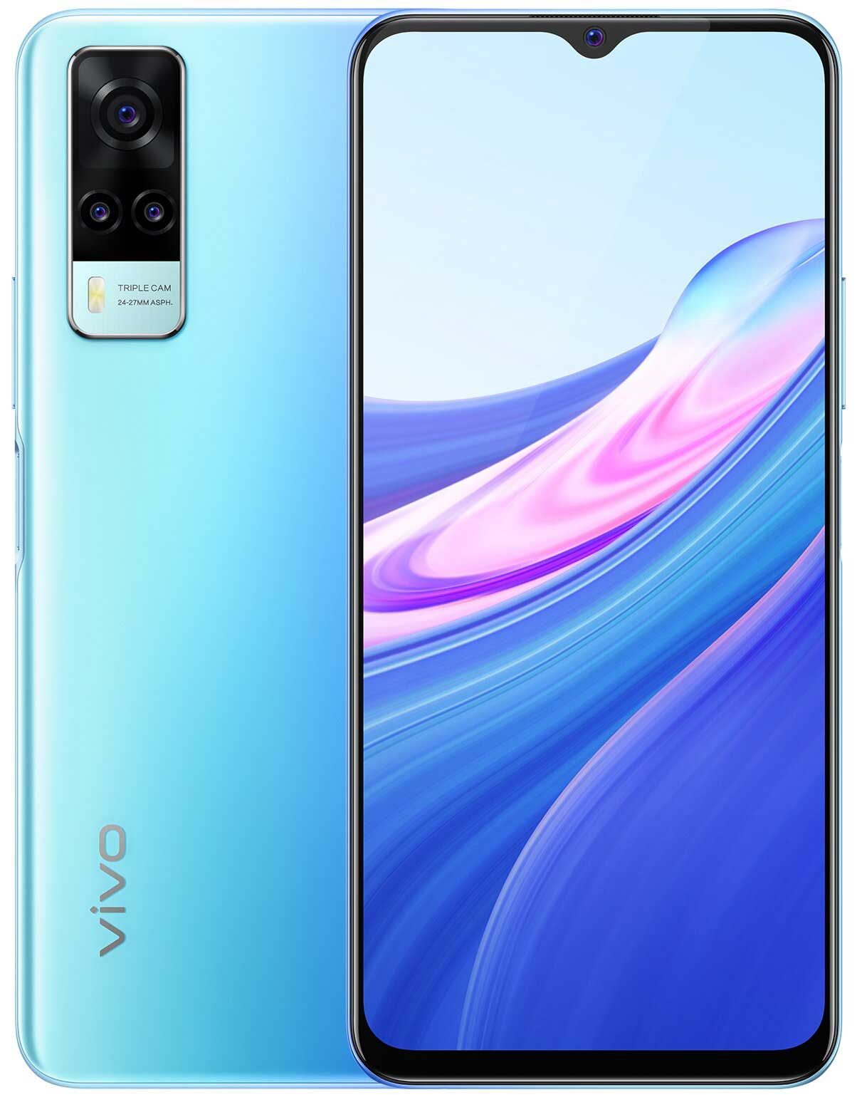 Смартфон Vivo Y31 64Gb синий
Смартфон Vivo Y31 64Gb синий