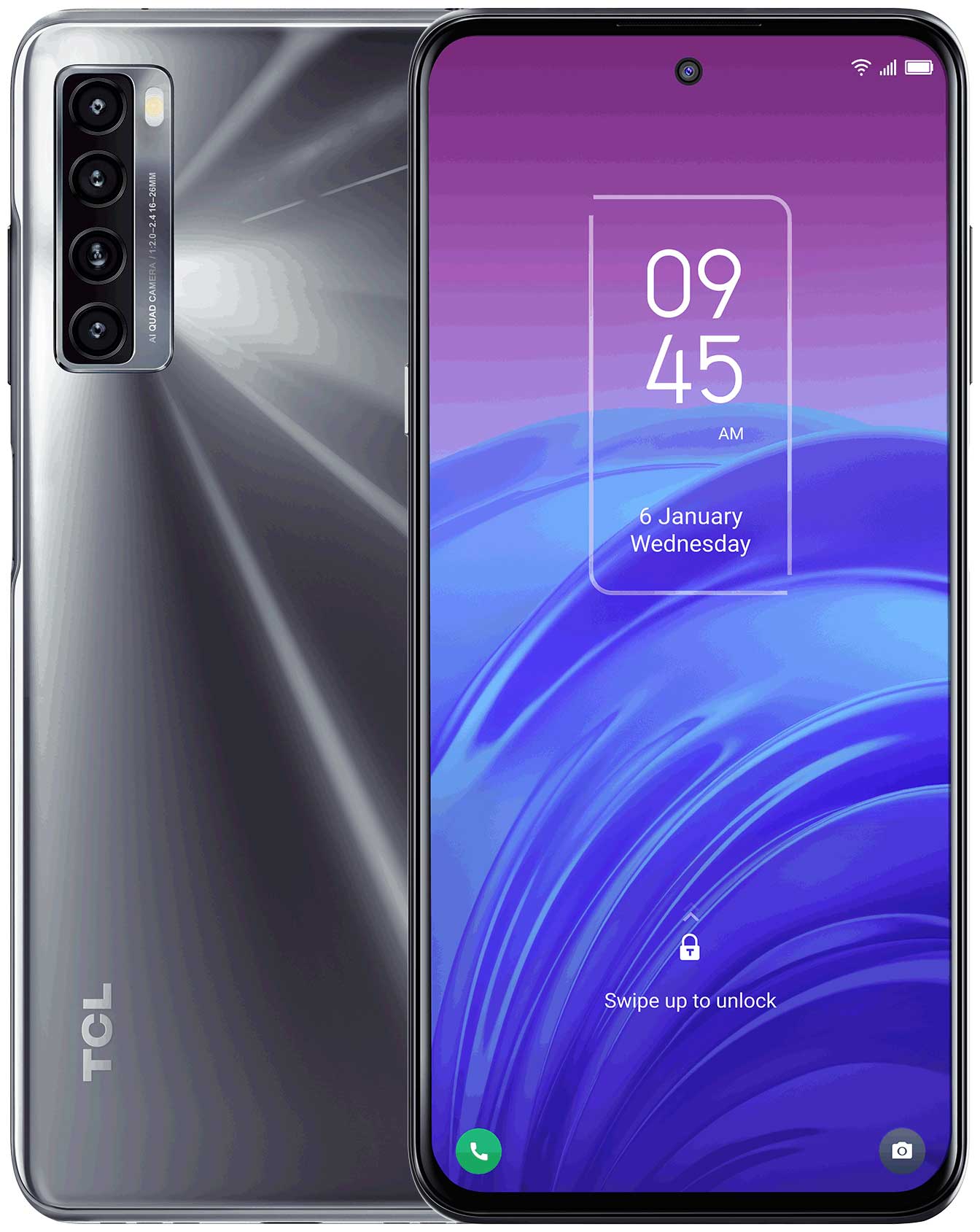 Смартфон TCL 20L 128Gb черный 
Смартфон TCL 20L 128Gb черный