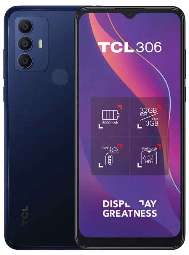 Смартфон TCL 306 3/32Gb Blue, Синий
Смартфон TCL 306 3/32Gb Blue, Синий