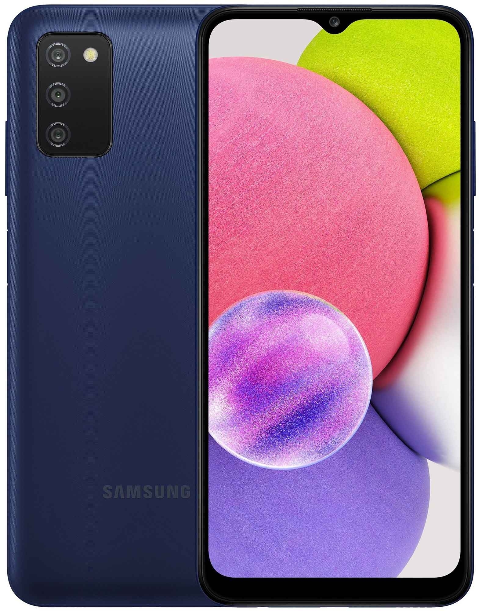 Смартфон Samsung Galaxy A03s 3/32Gb (SM-A037FZBDSKZ) Blue, Синий
Смартфон Samsung Galaxy A03s 3/32Gb (SM-A037FZBDSKZ) Blue, Синий