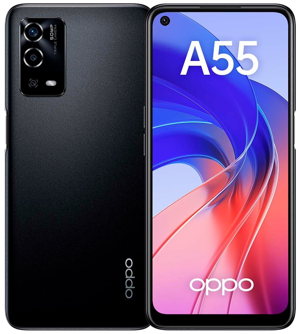 Смартфон Oppo A55 4/128Gb Black, Черный
Смартфон Oppo A55 4/128Gb Black, Черный