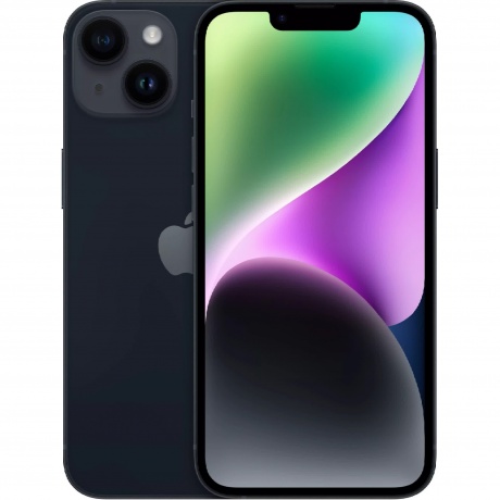 Смартфон Apple iPhone 14 128Gb (MPUF3HN/A) Midnight Black, Черный
Смартфон Apple iPhone 14 128Gb (MPUF3HN/A) Midnight Black, Черный