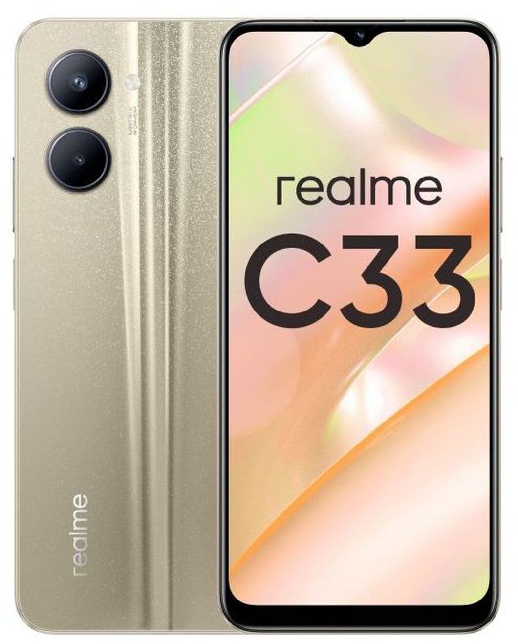 Смартфон Realme C33 3/32Gb Gold, Золото
Смартфон Realme C33 3/32Gb Gold, Золото