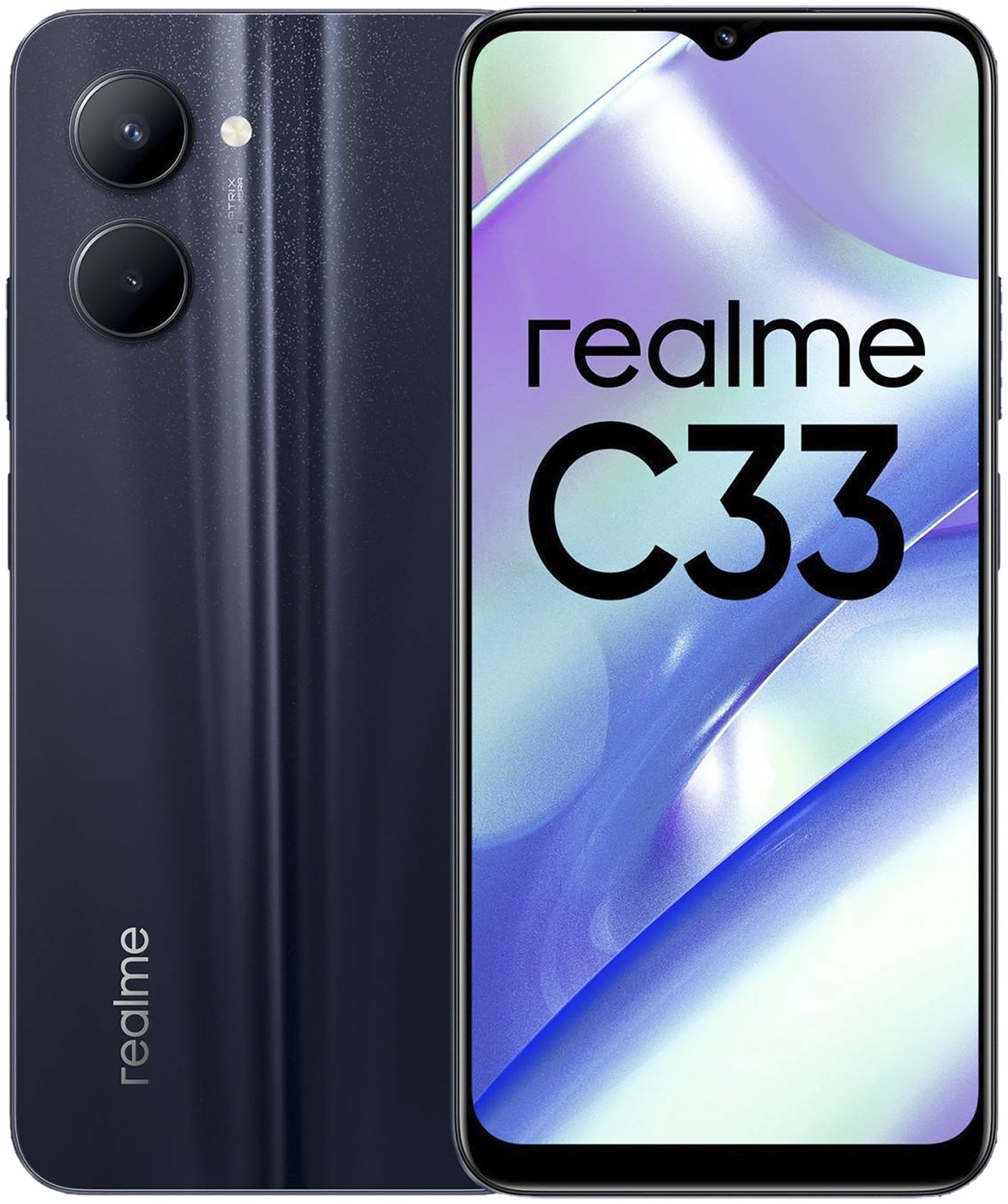 Смартфон Realme C33 3/32Gb Black, Черный
Смартфон Realme C33 3/32Gb Black, Черный