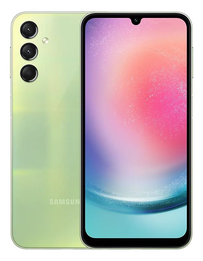 Смартфон Samsung Galaxy A24 4/128Gb Light Green (SM-A245FLGUMEA), Зеленый
Смартфон Samsung Galaxy A24 4/128Gb Light Green (SM-A245FLGUMEA), Зеленый