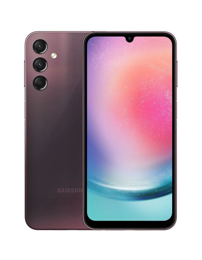 Смартфон Samsung Galaxy A24 4/128Gb (SM-A245FDRUCAU) Бургунди, Бордовый
Смартфон Samsung Galaxy A24 4/128Gb (SM-A245FDRUCAU) Бургунди, Бордовый