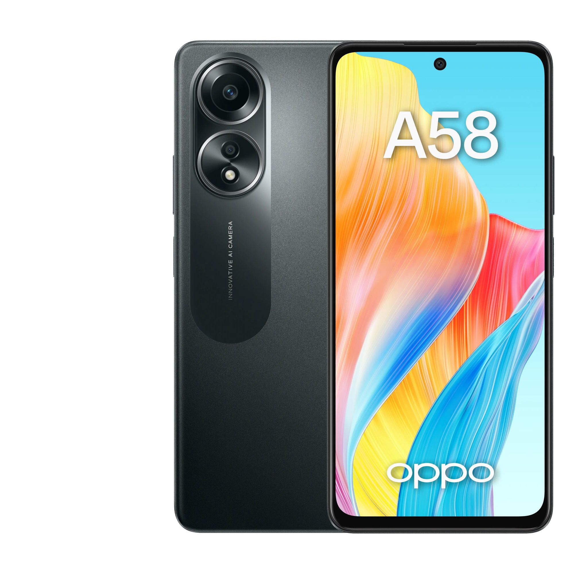 Смартфон Oppo A58 6/128Gb Black, Черный
Смартфон Oppo A58 6/128Gb Black, Черный