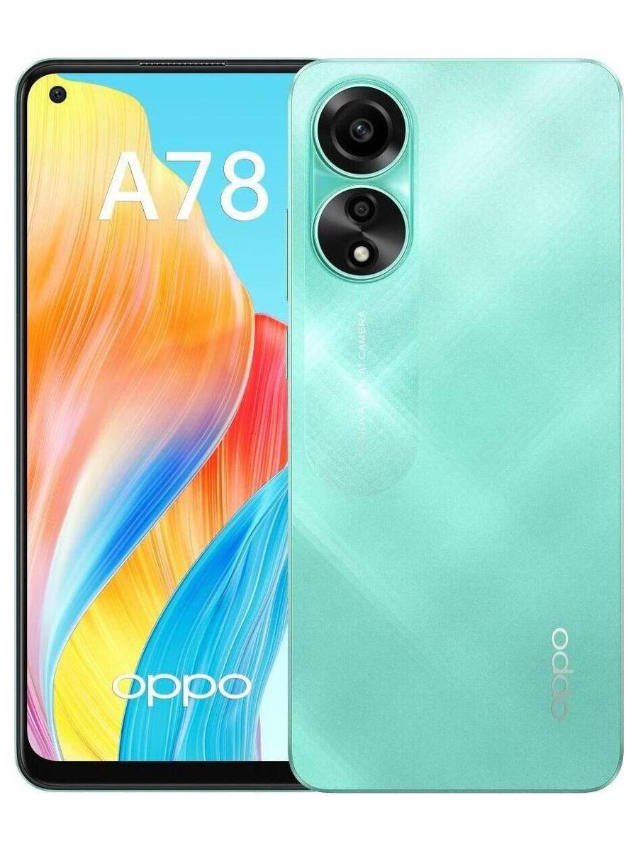Смартфон Oppo A78 8/256Gb Agua Green, Зеленый
Смартфон Oppo A78 8/256Gb Agua Green, Зеленый