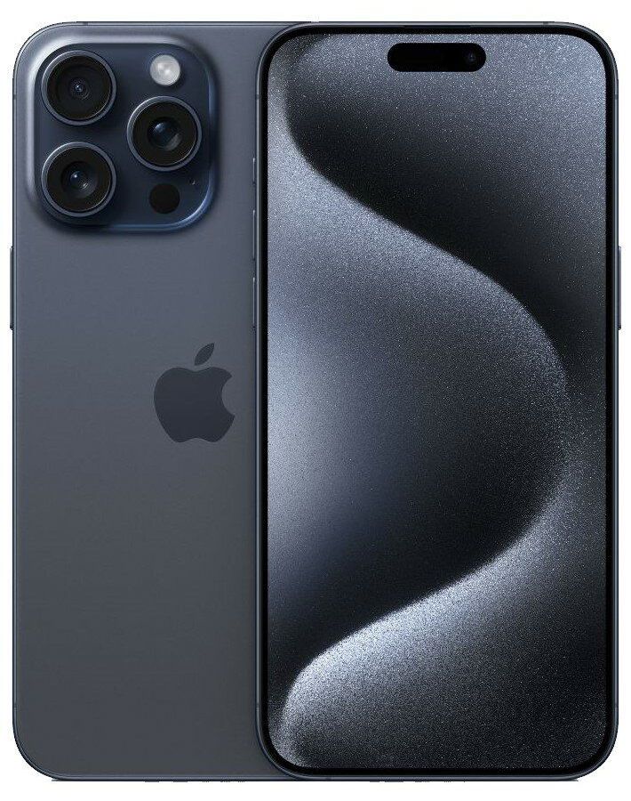 Смартфон Apple iPhone 15 Pro Max 256Gb (MU6T3J/A) Blue Titan, Синий
Смартфон Apple iPhone 15 Pro Max 256Gb (MU6T3J/A) Blue Titan, Синий