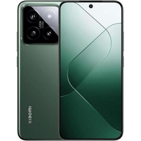 Смартфон Xiaomi 14 12/512Gb Jade Green, Зеленый
Смартфон Xiaomi 14 12/512Gb Jade Green, Зеленый