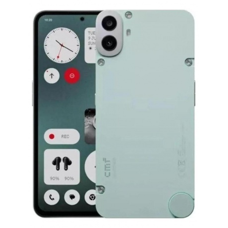 Смартфон Nothing CMF Phone 1 8/128Gb Light Green, Зеленый
Смартфон Nothing CMF Phone 1 8/128Gb Light Green, Зеленый