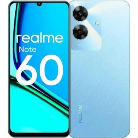 Смартфон Realme Note 60 6/128Gb Blue, Голубой
Смартфон Realme Note 60 6/128Gb Blue, Голубой
